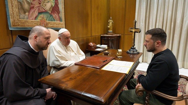 教宗與澤連斯基會談40分鐘：急需對無辜者作出人道之舉