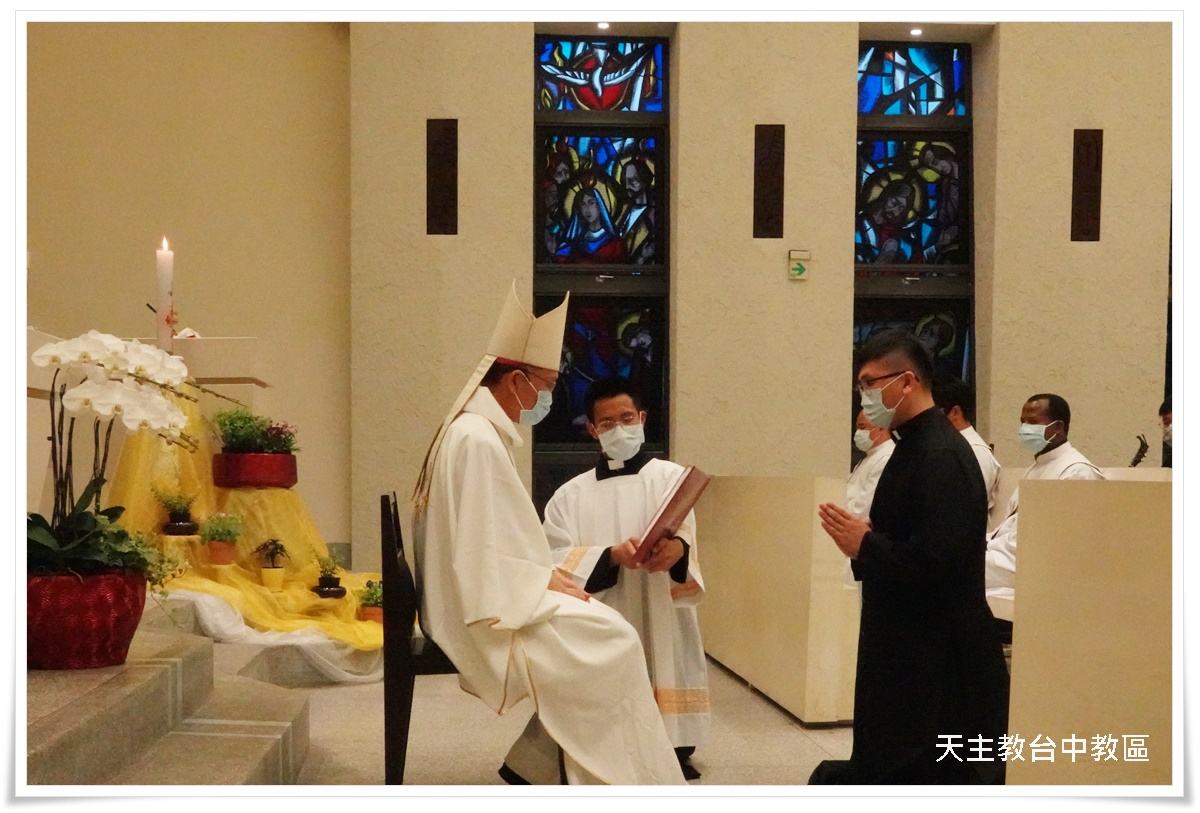 劉興恩修士收錄禮於台灣總修院